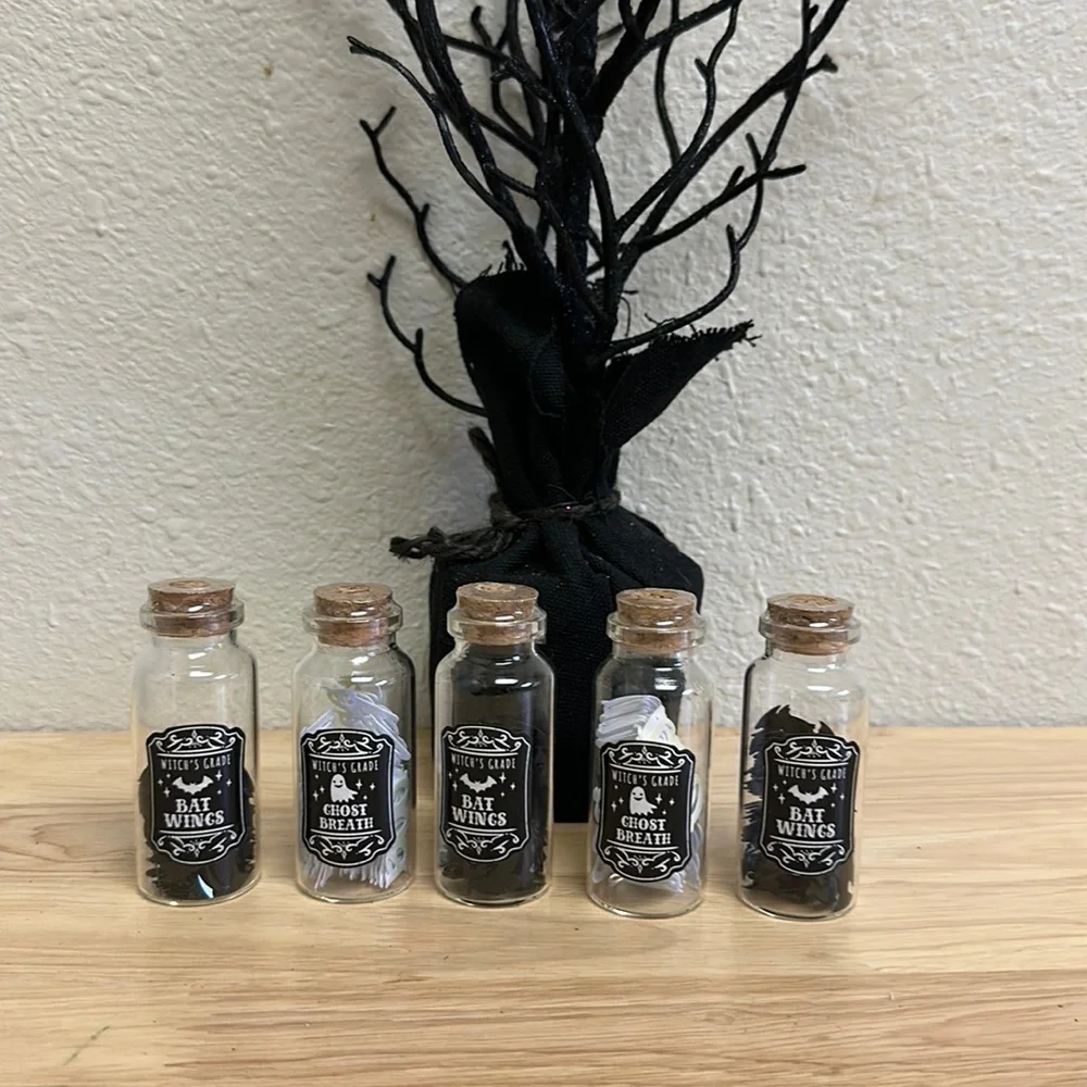 New 5pc target Halloween potion bottles